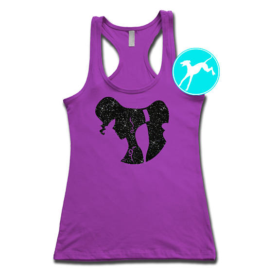 570x570 Disney Meg Tank Hercules Glitter Princess Profile Shirt Top