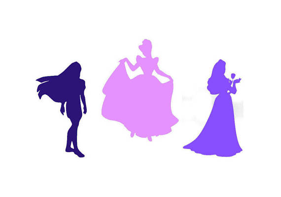 570x399 Disney Princess Vinyl Sticker For Carwallwindowlaptop