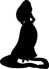161x225 Window Wall Display Rapunzel Tangled Silhouette Princess Decal