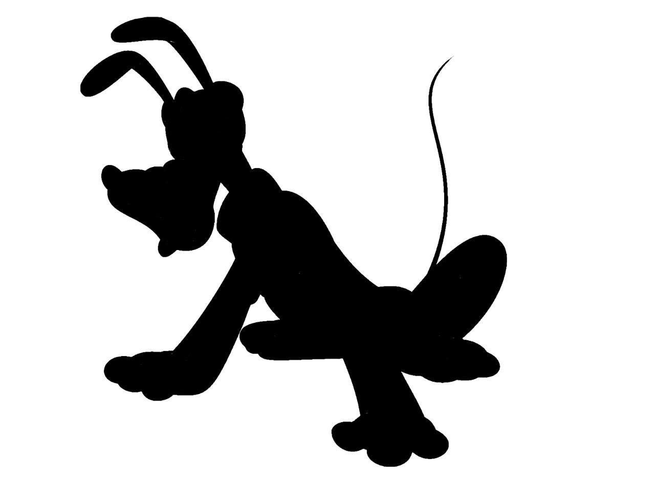1280x931 Disney Silhouettes And Art Clip Library Incredible Goofy
