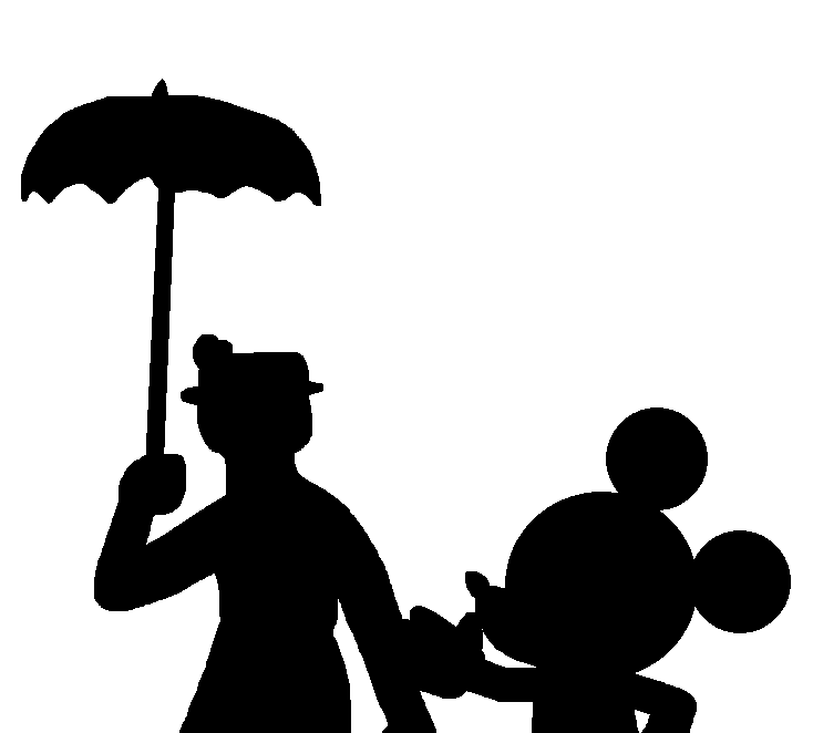 734x662 Disney Silhouette Clip Art Clipart Panda