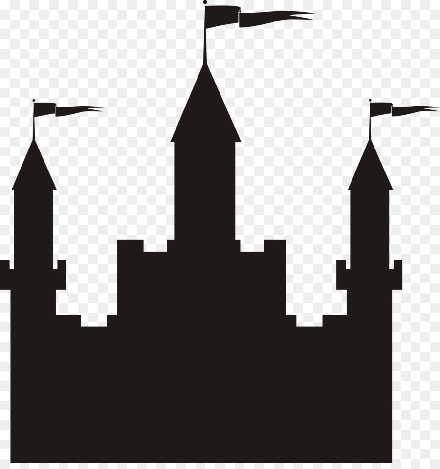 900x960 Castle Black And White Clip Art