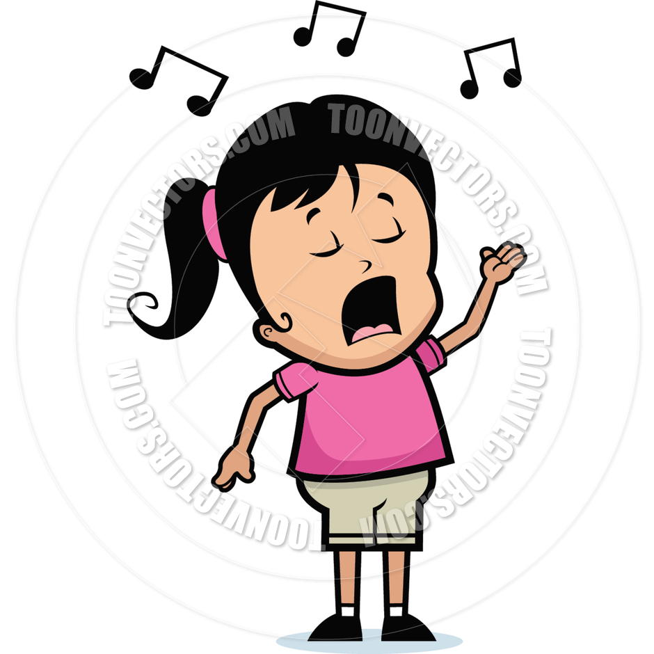 940x940 Girl Singing Clipart
