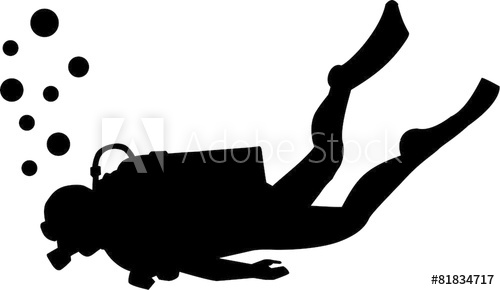 500x290 Scuba Diving Silhouette