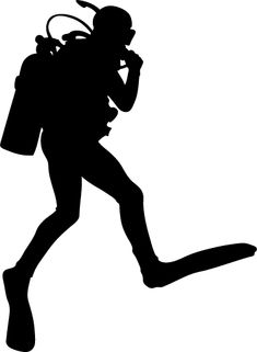 235x321 Diver Scuba Diving Adventure Silhouette Clipart Illustration