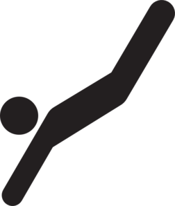 252x298 Diver Clipart Pool
