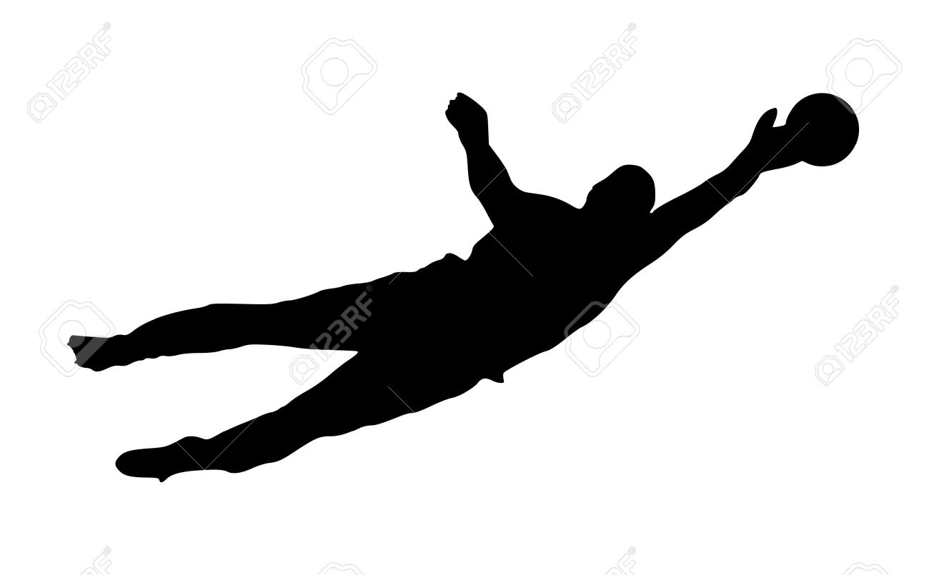 1300x805 Goalie Dive Clipart