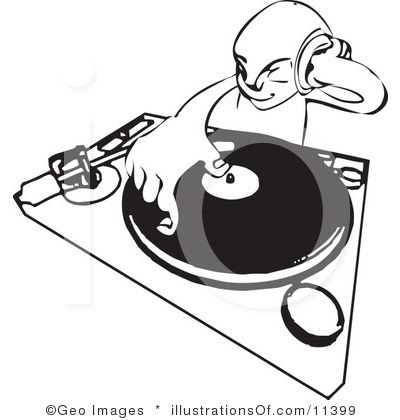 400x420 Silhouette Dj Clipart
