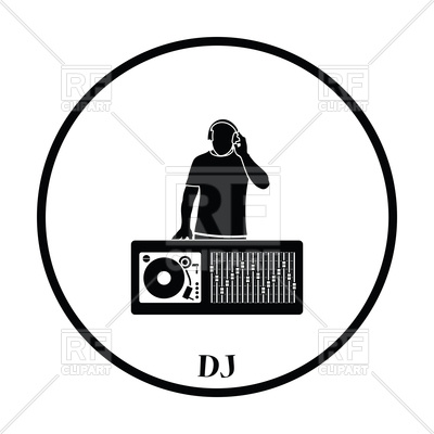 Dj Silhouette Vector at GetDrawings | Free download