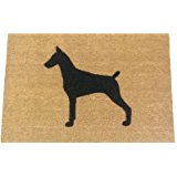160x160 Doberman Key Rack Dog Leash Hanger With 5 Hooks Large
