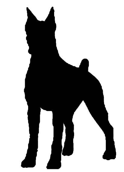 410x567 Doberman Stencil Sp Stencils