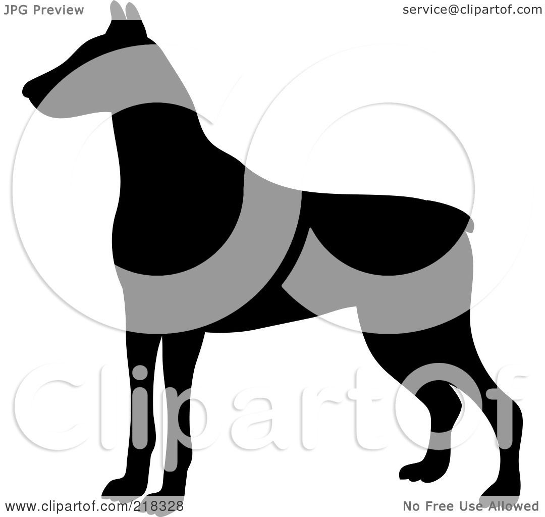 1080x1024 Royalty Free (Rf) Clipart Illustration Of A Black Silhouetted