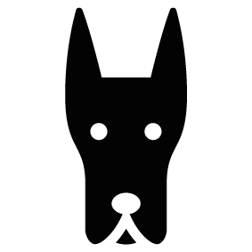 283x283 Doberman Dog Head Silhouette Silhouette Of Doberman Dog Head