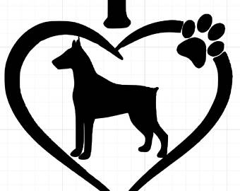340x270 Doberman Vinyl Etsy
