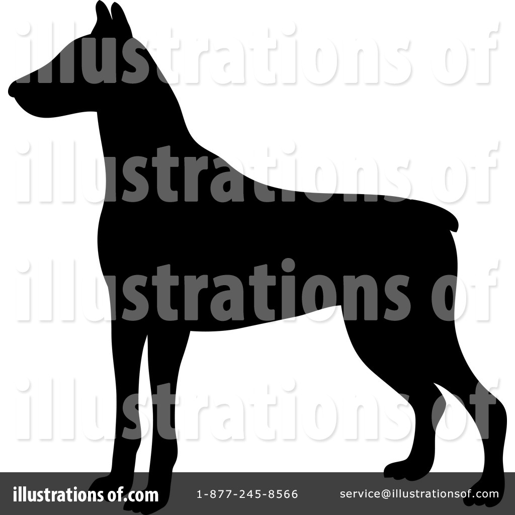 1024x1024 Doberman Clipart