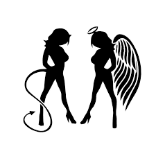 225x225 Image Result For Angel Devil Woman Silhouette Tattoo Inked