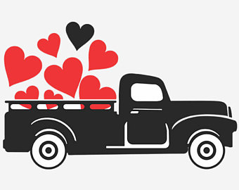 340x270 Red Truck Svg Etsy