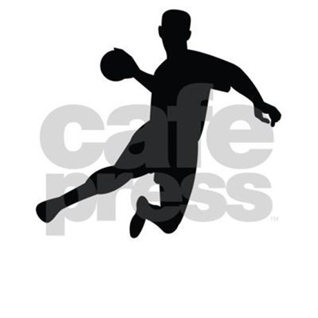 460x460 Dodgeball Player Silhouette Shower Curtain By Yoursportsgifts