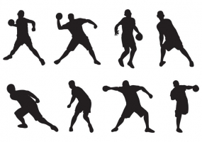 285x200 Dodgeball Silhouette Free Vector Graphic Art Free Download (Found
