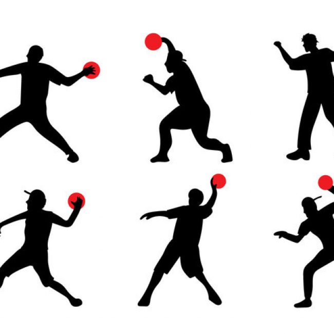 650x650 Dodgeball Silhouette Archives My Graphic Hunt