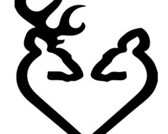 340x270 Hunting Clipart Buck Doe