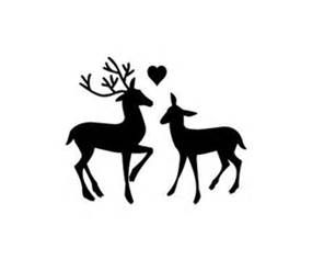 285x237 Impressive Buck And Doe Clipart Clip Art