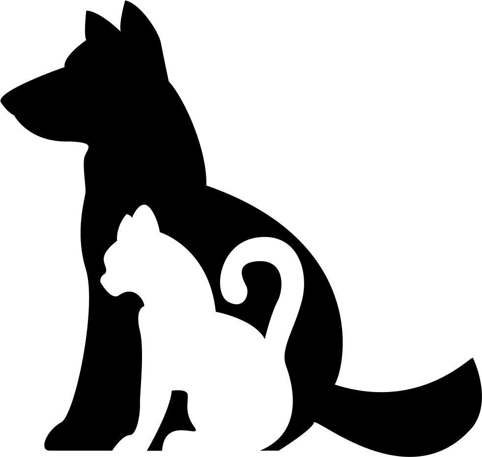 981x929 Dog And Cat Silhouettes Together Svg Png Icon Free Download