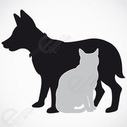 180x180 Dog And Cat Clip Art, Free Vector Dog And Cat