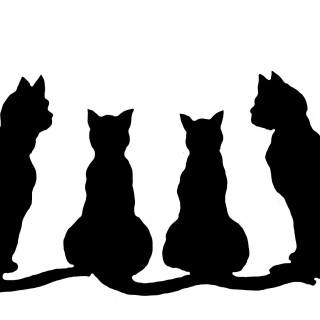 Dog And Cat Silhouette Clip Art Free at GetDrawings | Free download