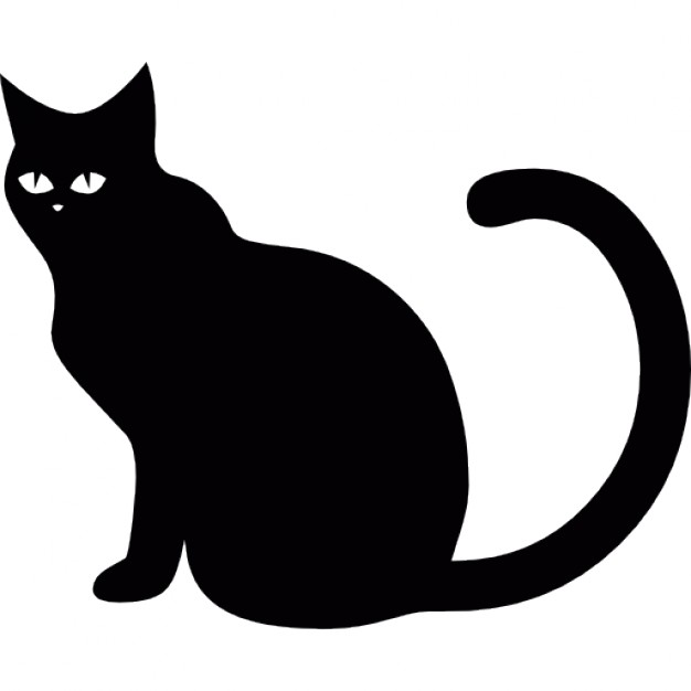 626x626 Cat Black Icons Free Download