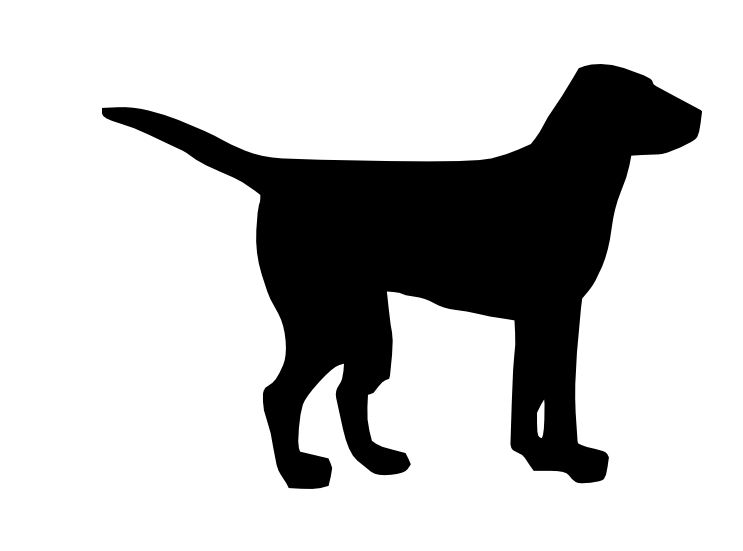743x551 Latest{21}  Dog Clipart Black And White Images Free Download