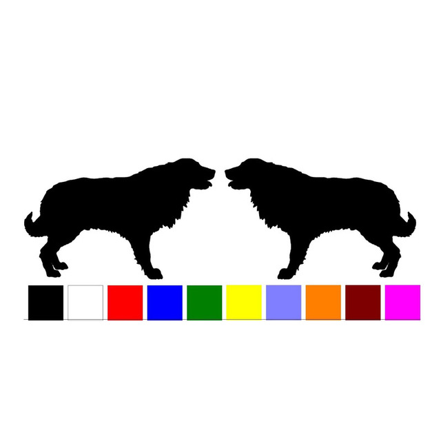 640x640 Hotmeini 2 Estrela Mountain Dog Breed Silhouette Home Car Windows