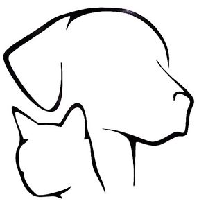 287x300 Dog Cat Lover Pet Silhouette Cool Car Truck Window Vinyl Decal