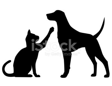 388x300 Dog Cat Play Stock Vectors