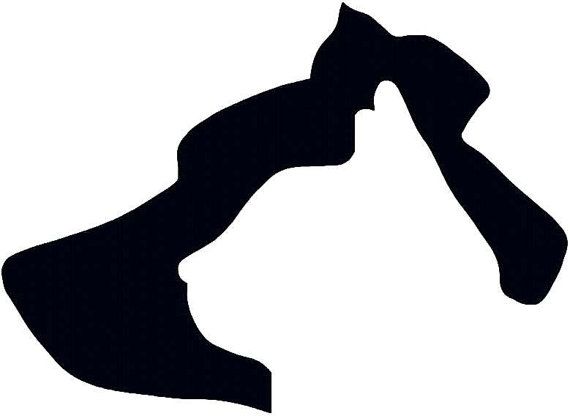 570x416 Dog Cat Silhouette Farm Animal Abstract Pet Instant Download