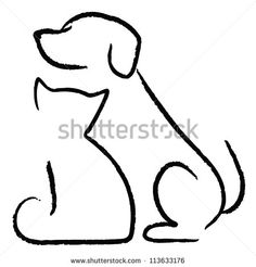 236x246 Vinyl Decal Animals Pet Horse Dog Cat Veterinary Wall Stickers