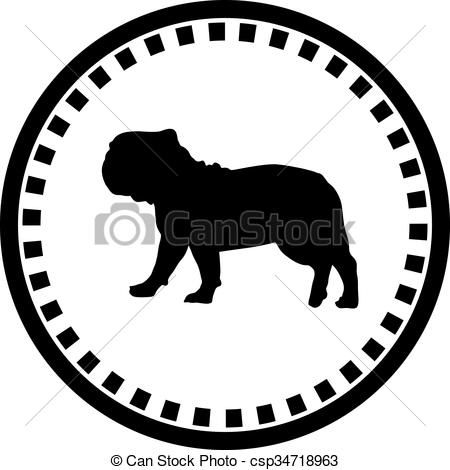 450x470 Dog Silhouette Clip Art Vector