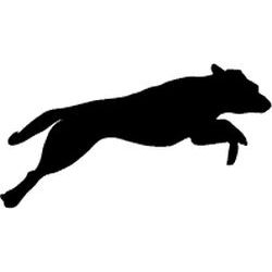 250x250 Hunting Dog Decal