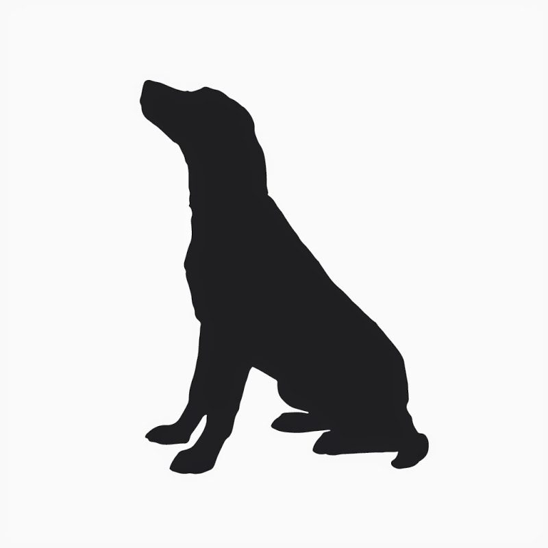800x800 Dog Sitting Clipart Black And White
