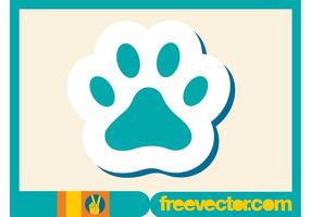 286x200 Paw Print Dog Free Vector Art