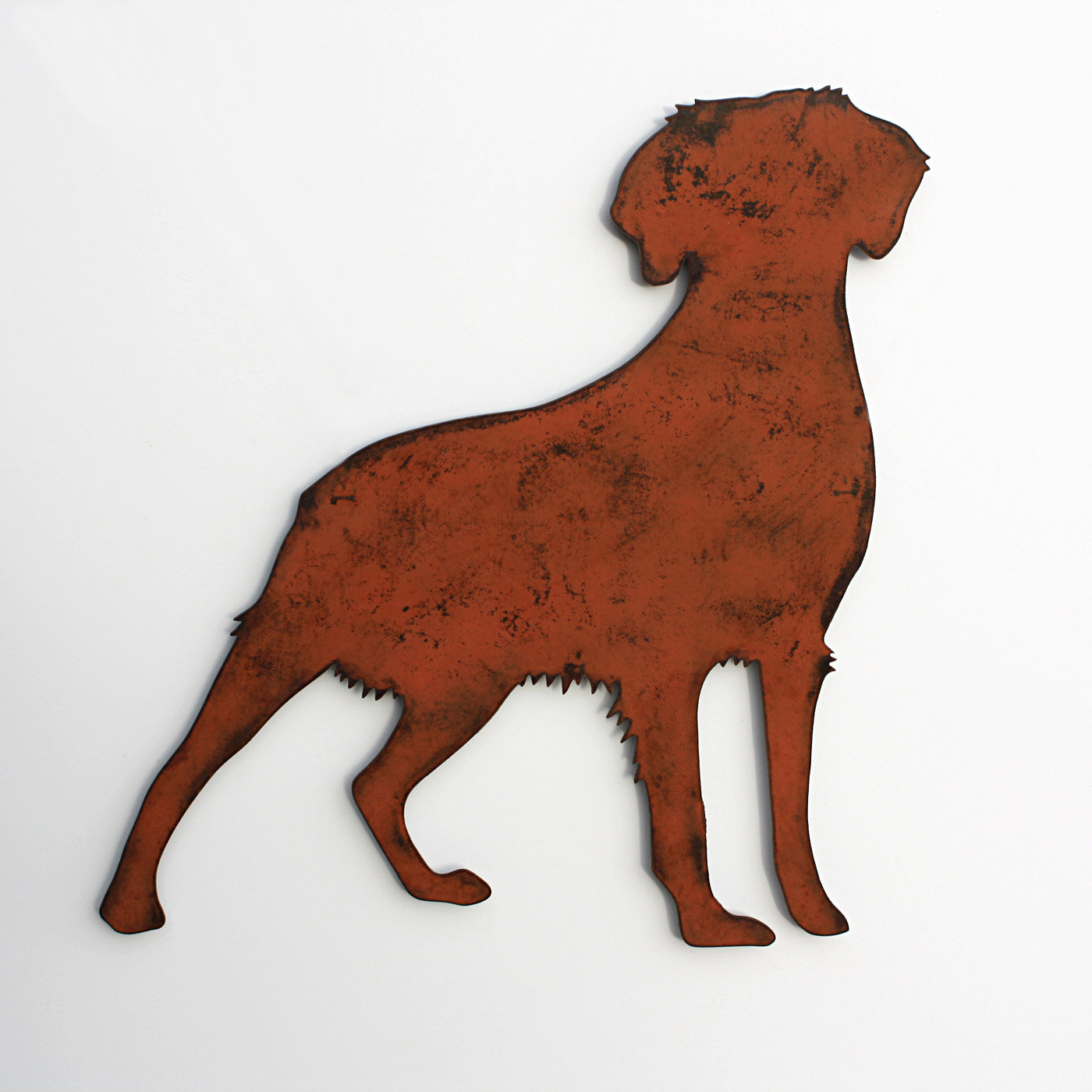 1400x1400 Brittany Spaniel Wall Art 24 Wide Metal Dog Silhouette