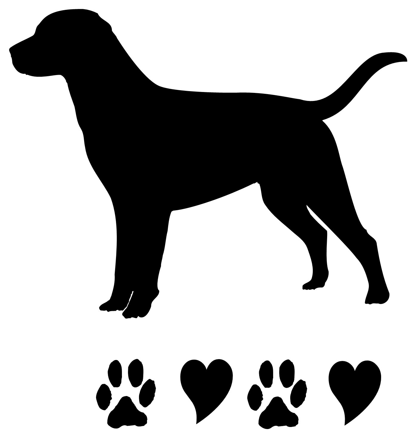 1395x1471 Hunting Dog Silhouette Clipart
