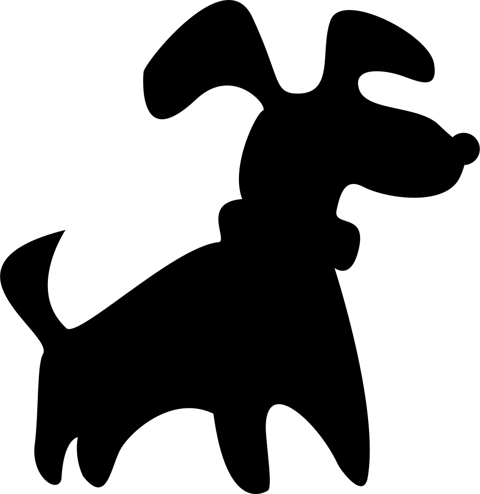 952x980 Black Small Dog Silhouette Svg Png Icon Free Download ( 74180