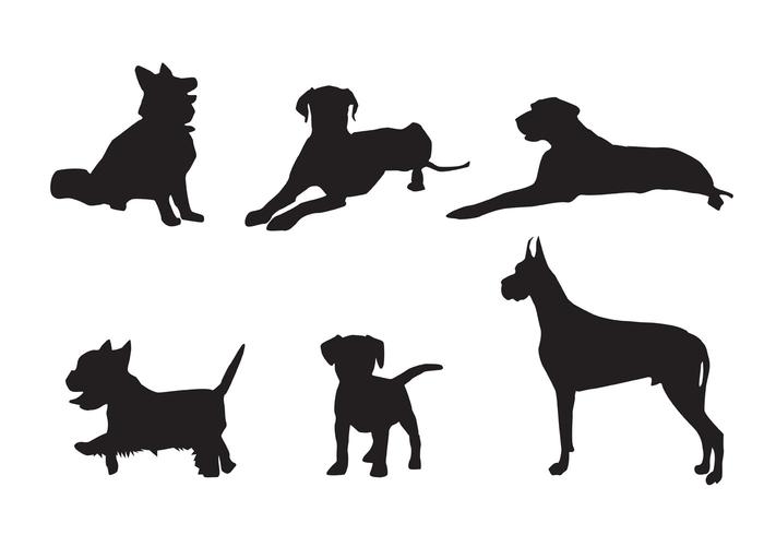 700x490 Free Vector Dog Silhouette Vectors