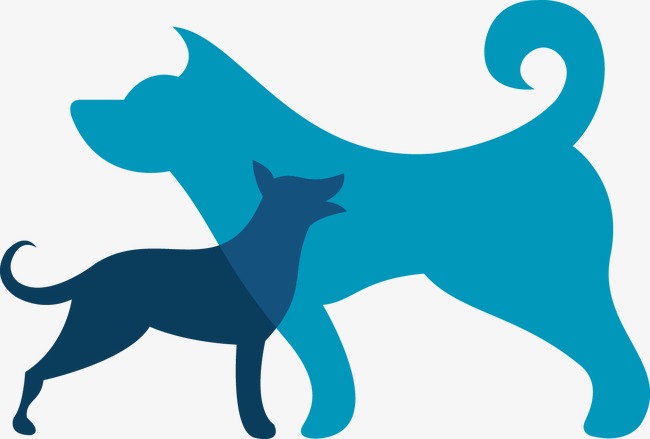 650x439 Color Pet Dog Silhouettes Vector, Color, Pet Dog, Sketch Png
