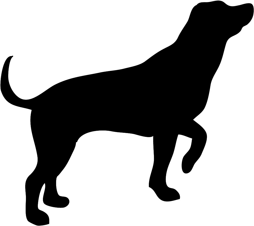 1000x890 Dog Silhouette Clip Art Clipart