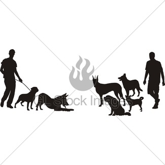 325x325 People And Dog Gl Stock Images