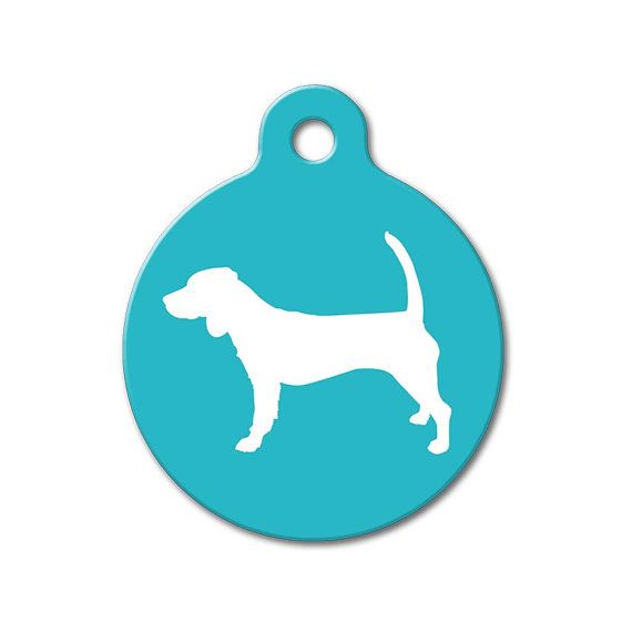 570x570 Beagle Modern Dog Silhouette Pet Tags Personalized By Wagavenue