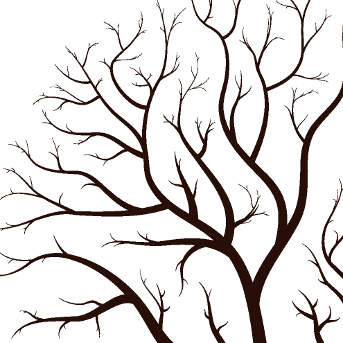 495x495 Tree Trunk And Branches Clipart