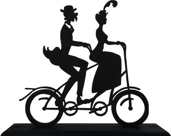 340x270 Tandem Cake Topper Etsy